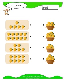 Kaç Tane Var Çalışma Sayfaları